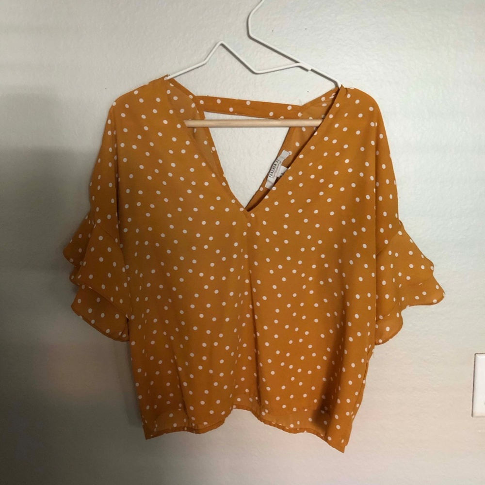 Forever  21 Polka Dot Blouse